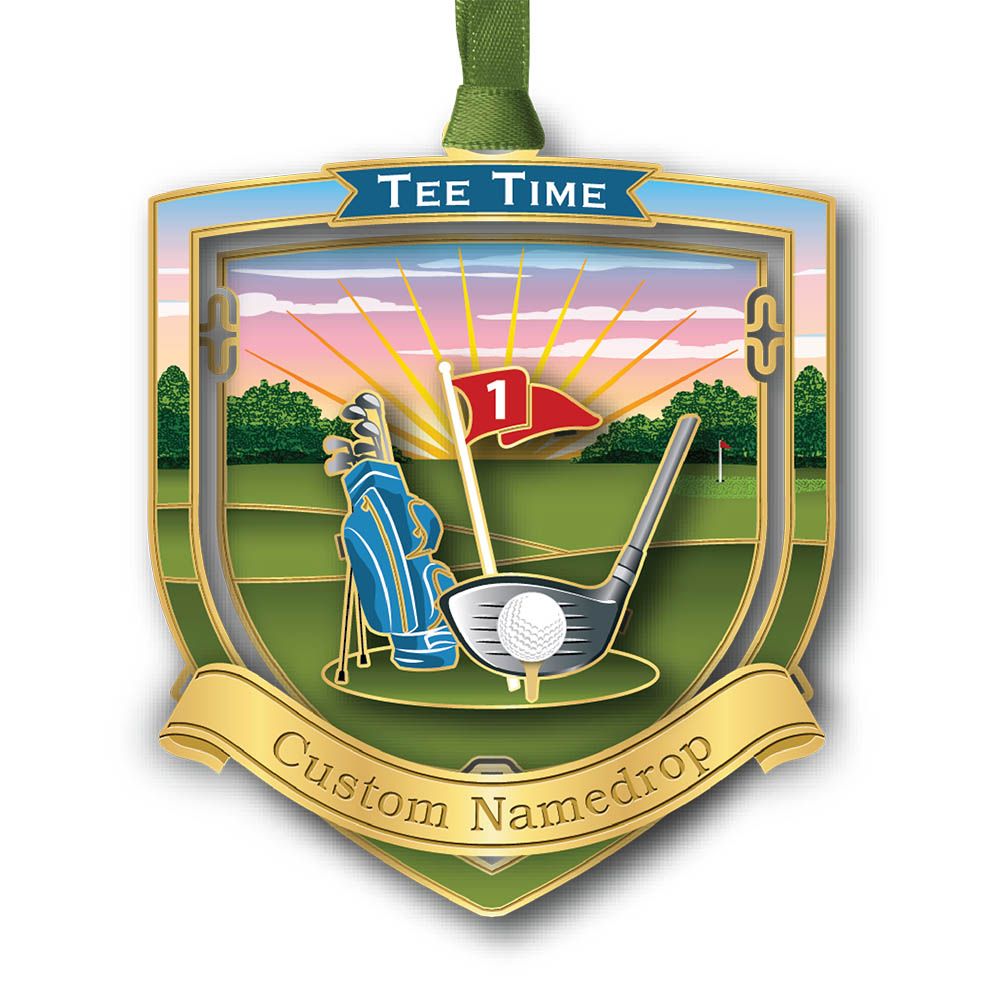 Tee Time Greenwood Ornament