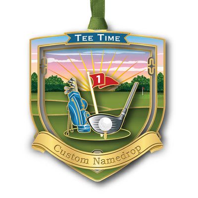 Tee Time Greenwood Ornament