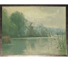 Vintage Landscape Framed Painting I