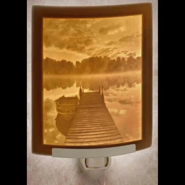 Light Pier Side Morning Night Light