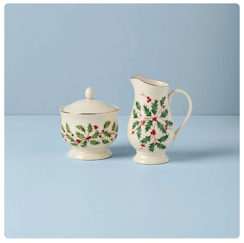 Holiday Sugar &amp; Creamer Set