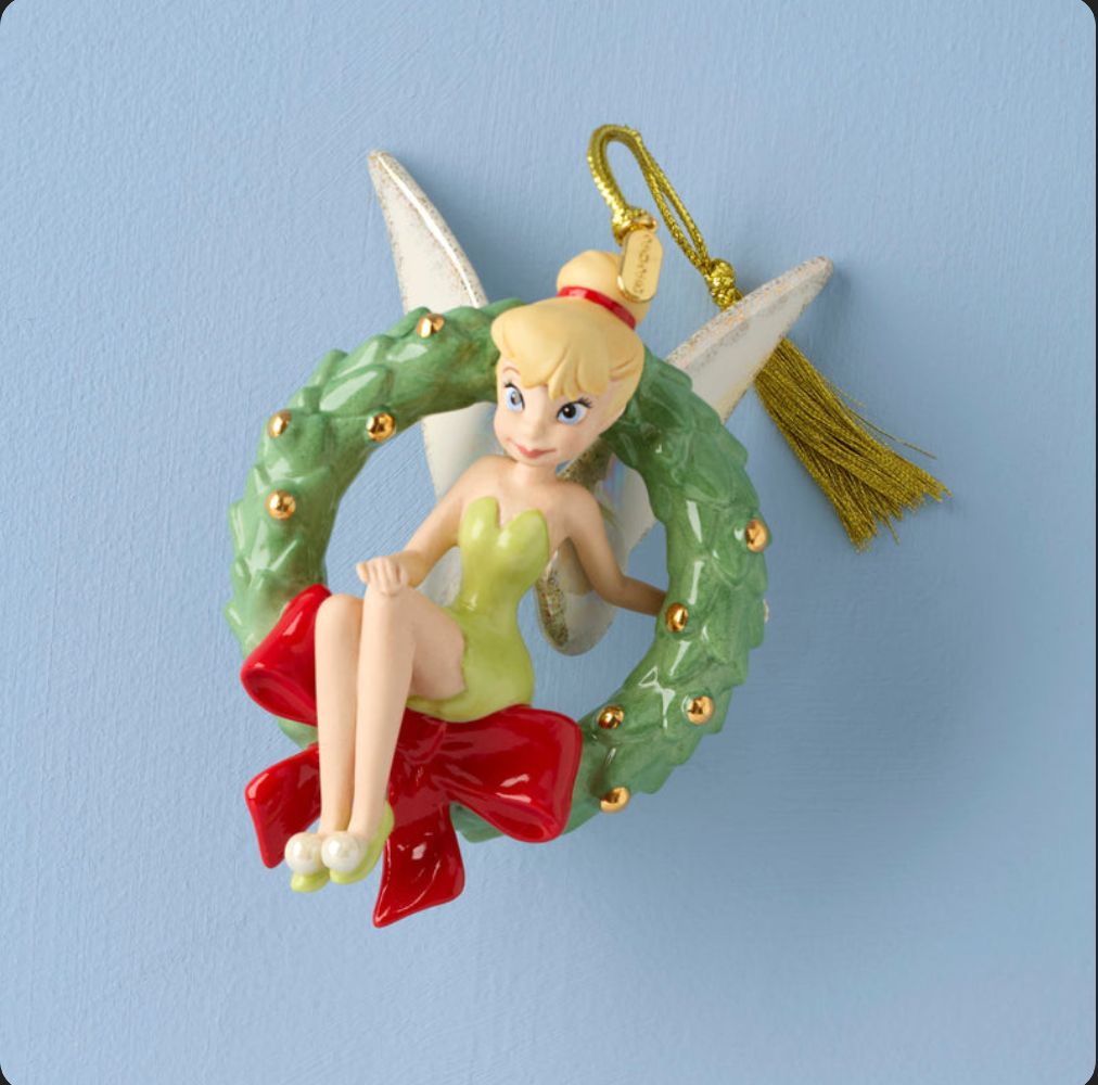 2026 Tinker Bell w/ Wreath Ornament