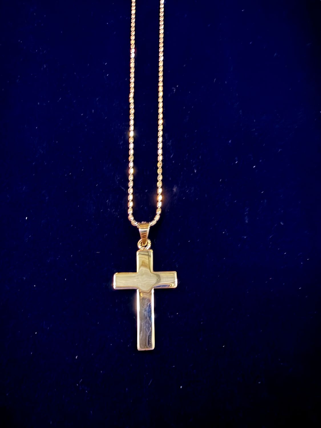 Sterling Silver Classic Cross Necklace