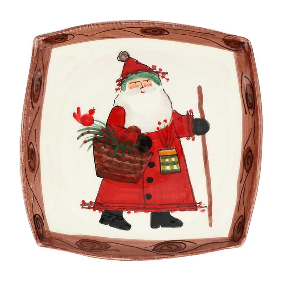 Vietri Outdoorsman Square Platter