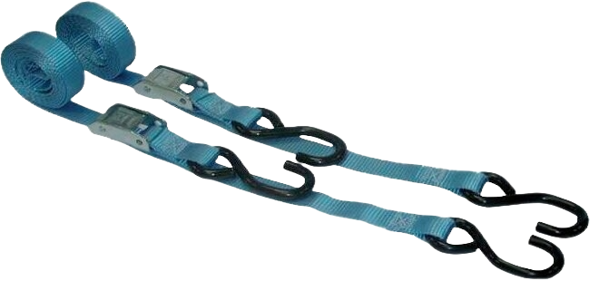 Motorcycle tie-down belt set (2 units) 300KG