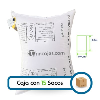 Box with 10 inflatable bags - Raffia Airbag 90X180