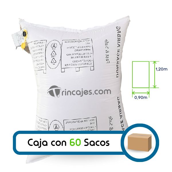 Box with 60 inflatable bags - Raffia Airbag 90x120