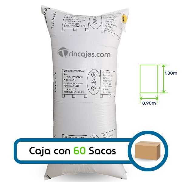 Box with 50 inflatable bags - Raffia Airbag 90X180
