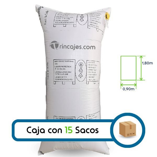 Box with 10 inflatable bags - Raffia Airbag 90X180