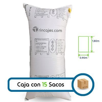 Box with 10 inflatable bags - Raffia Airbag 90X180