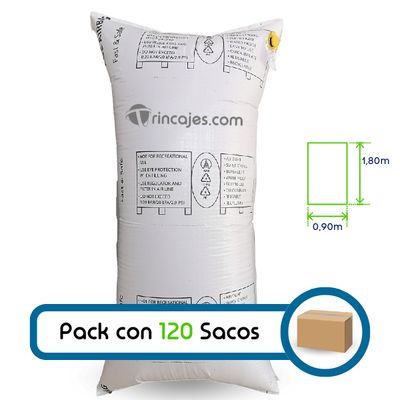 Box with 120 inflatable bags - Raffia Airbag 90X180