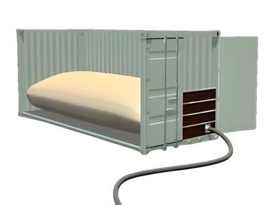 Cargotank liquid container