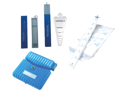 Desiccant salts for container