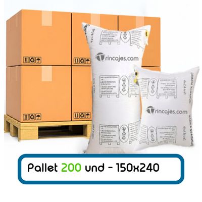 Sacos Hinchables Pallet 200 ud - Airbag de Rafia 150x240