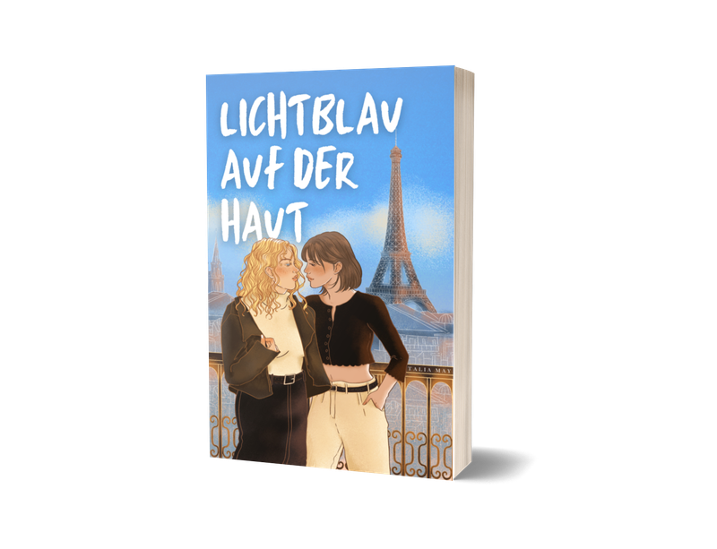 Lichtblau auf der Haut