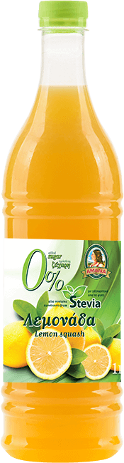 Amalia Lemon squash 0% Sugar with Stevia 1L