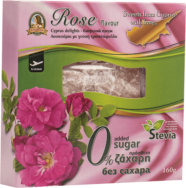 Amalia Cyprus delights 0% sugar with stevia 160g