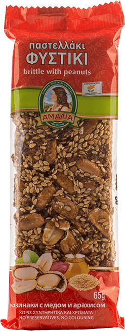 Amalia Brittle (healthy sweet bar) with peanuts 65g