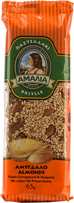 Amalia Brittle (healthy sweet bar) with almonds 65g