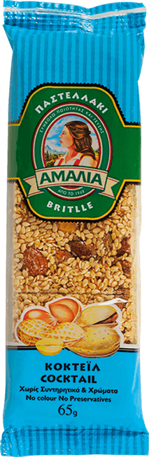Amalia Brittle (healthy sweet bar) with cocktail nuts 65g