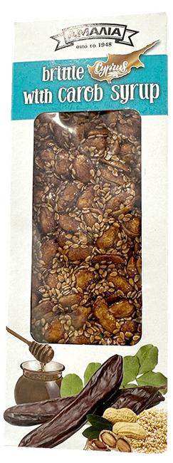 Amalia Brittle (healthy sweet bar) with carob syrup 100g
