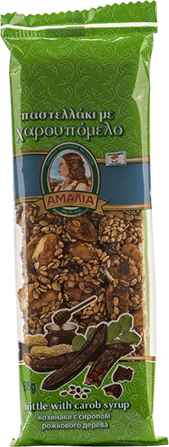 Amalia Brittle (healthy sweet bar) with carob 65g