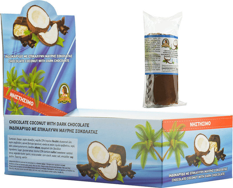 Amalia Mini Coco Roll Sweet with dark chocolate 60g