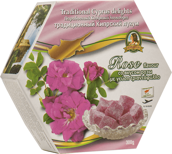 Amalia Cyprus Delights Rose Flavour 300g