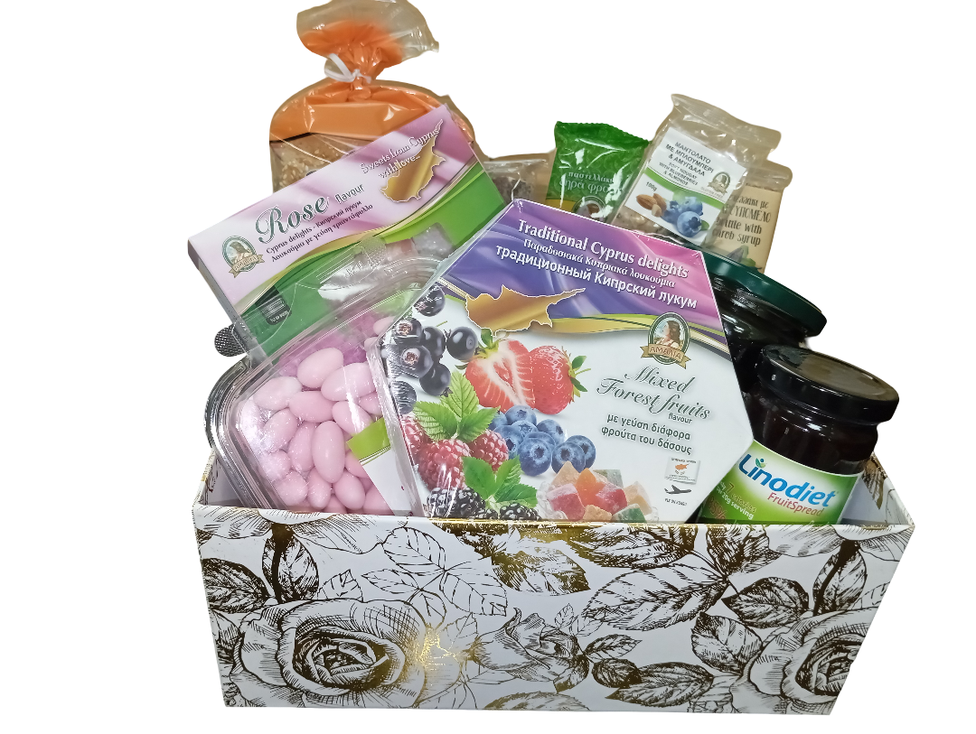 Family-Size Gift Basket: Traditional Tastes of Cyprus