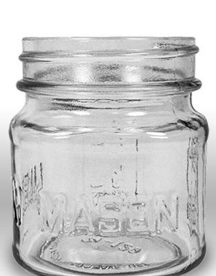 Flint Square Mason 8 oz. (Case of 12)