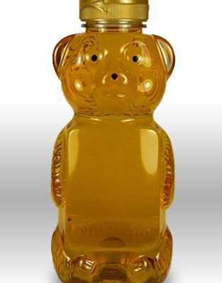 PET Bear Flat Panel 24 oz.