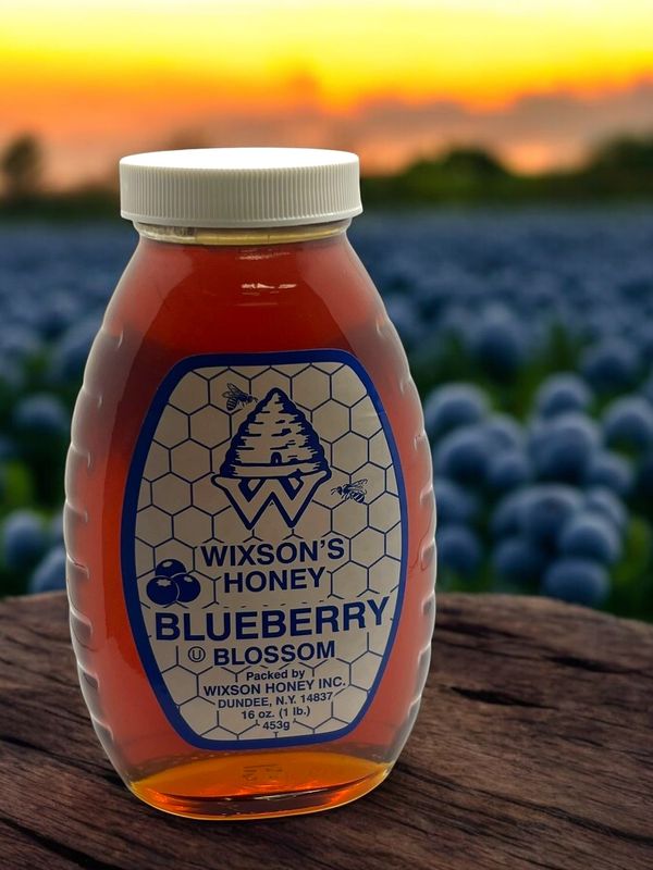Raw Blueberry Honey 16 oz.
