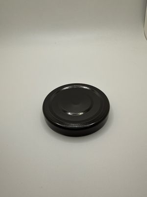 Metal-W/Button Lug Cap Black 58 mm