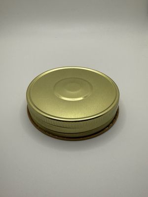 Metal-W/Button-Lug Cap Gold 70 mm