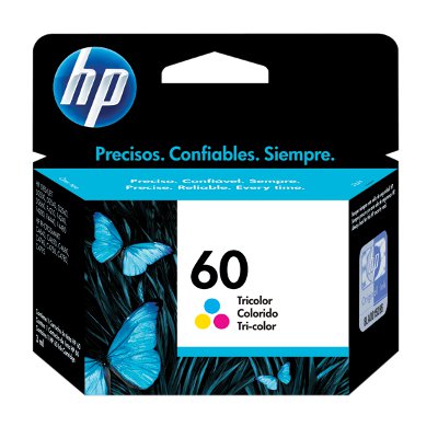 HP 60 - Cartucho de impresion - 1 x color (cian, magenta, amarillo)