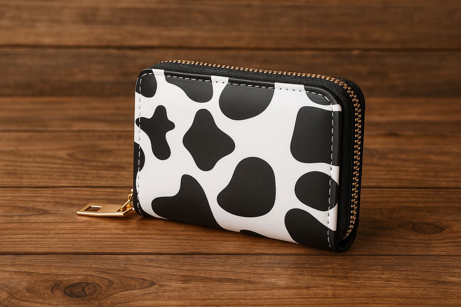 Cow Print Wallet