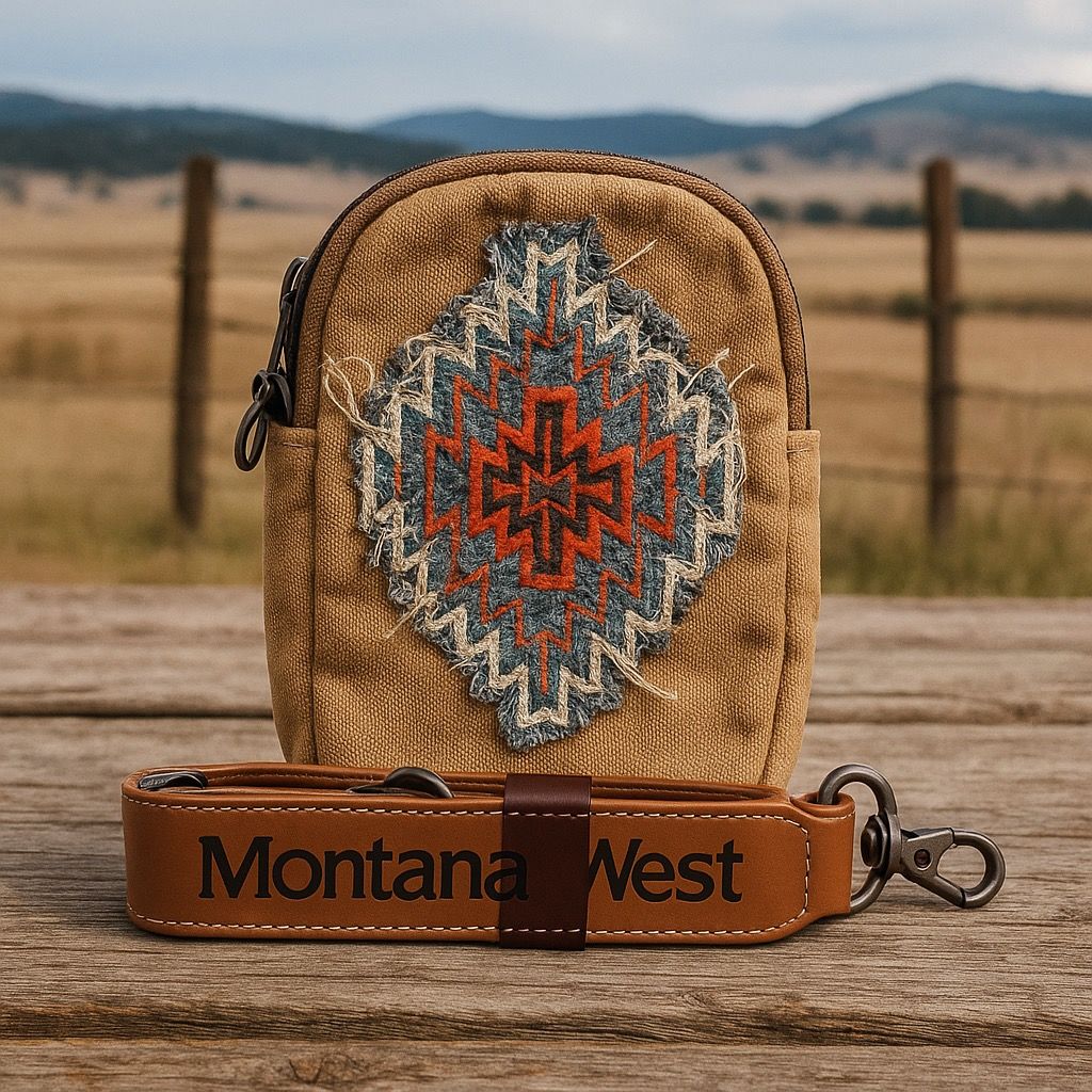 Montana West Canvas Crossbody Bag – Rustic Western Style