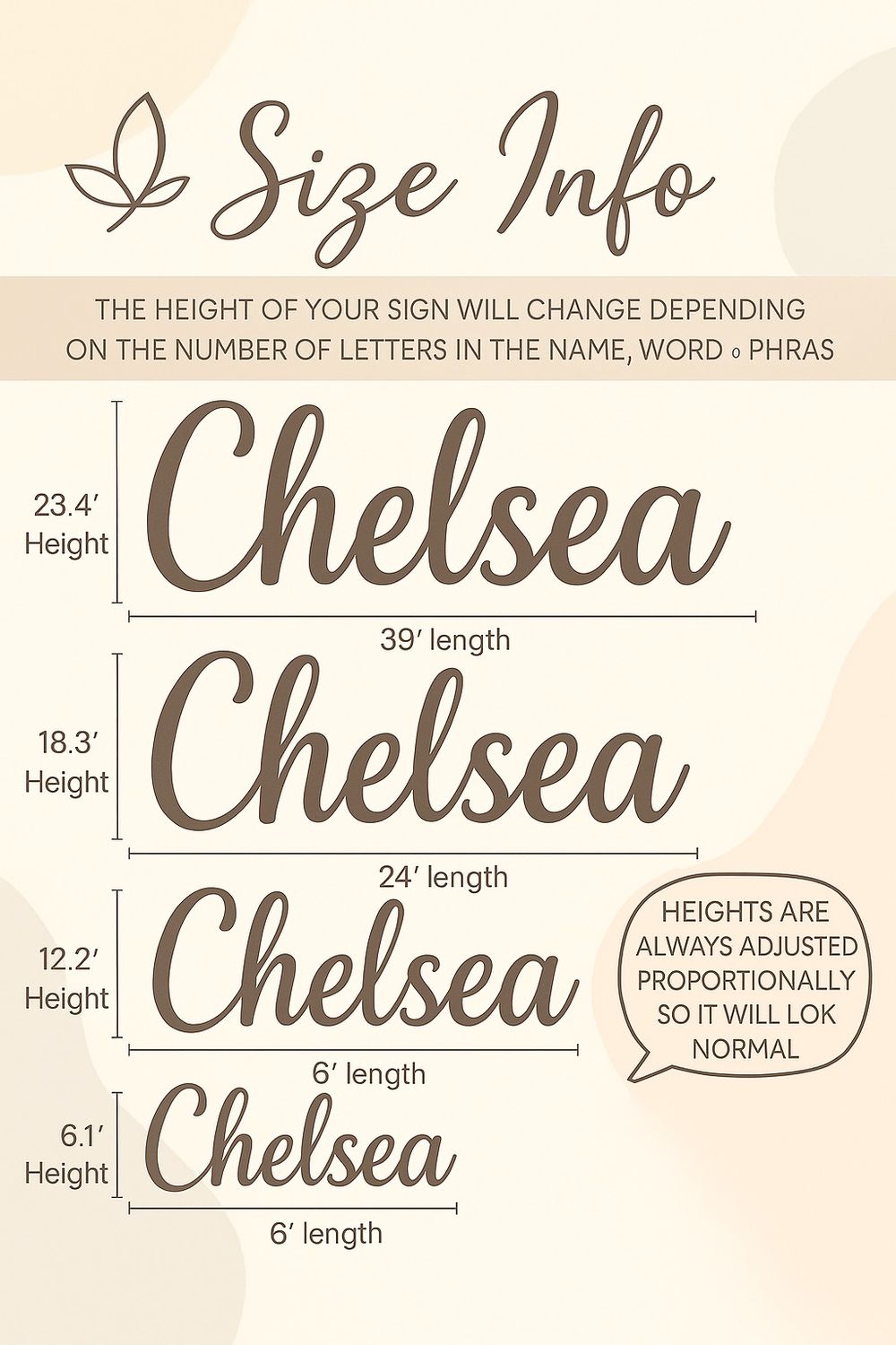 Custom Name Sign