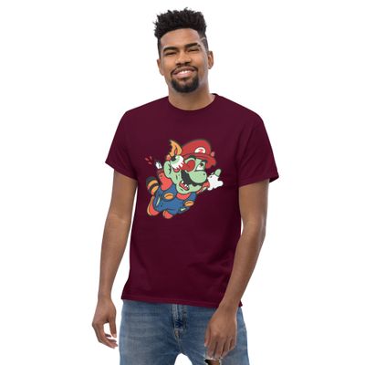 Super Mario flying Unisex classic tee shirt