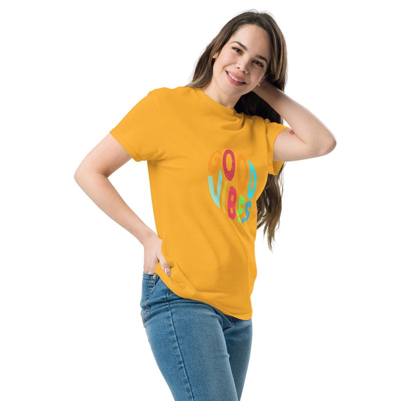 Good vibes Unisex classic tee shirt