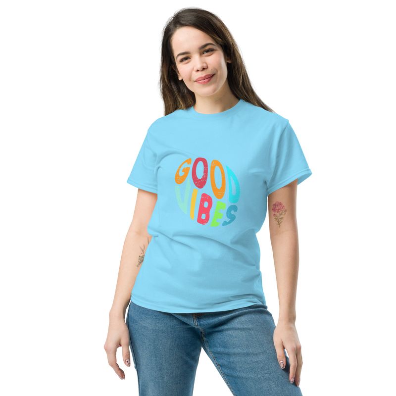 Good vibes Unisex classic tee shirt