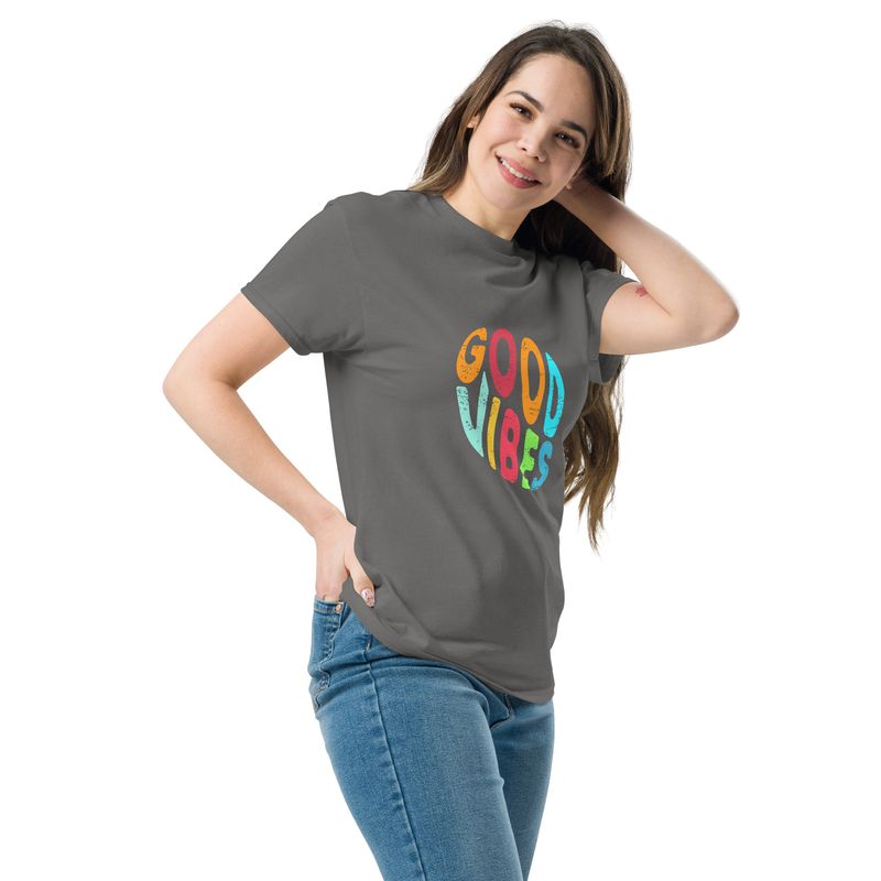 Good vibes Unisex classic tee shirt