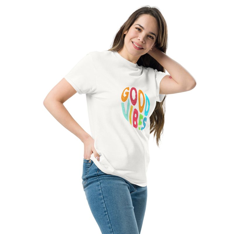 Good vibes Unisex classic tee shirt