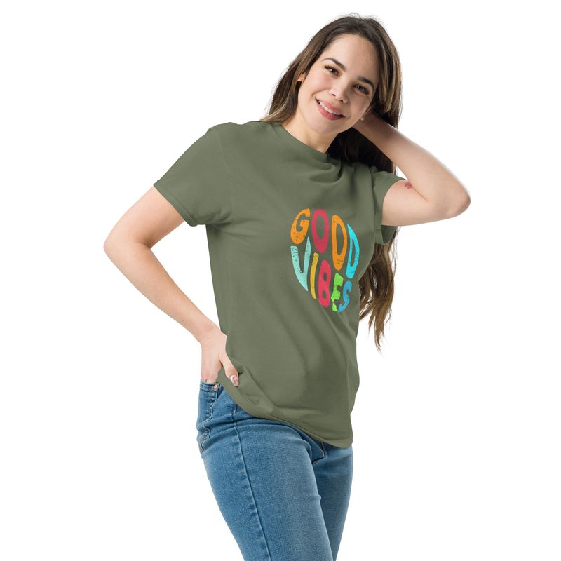 Good vibes Unisex classic tee shirt