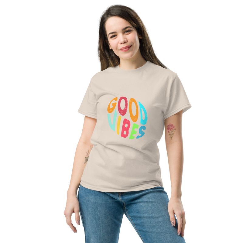 Good vibes Unisex classic tee shirt