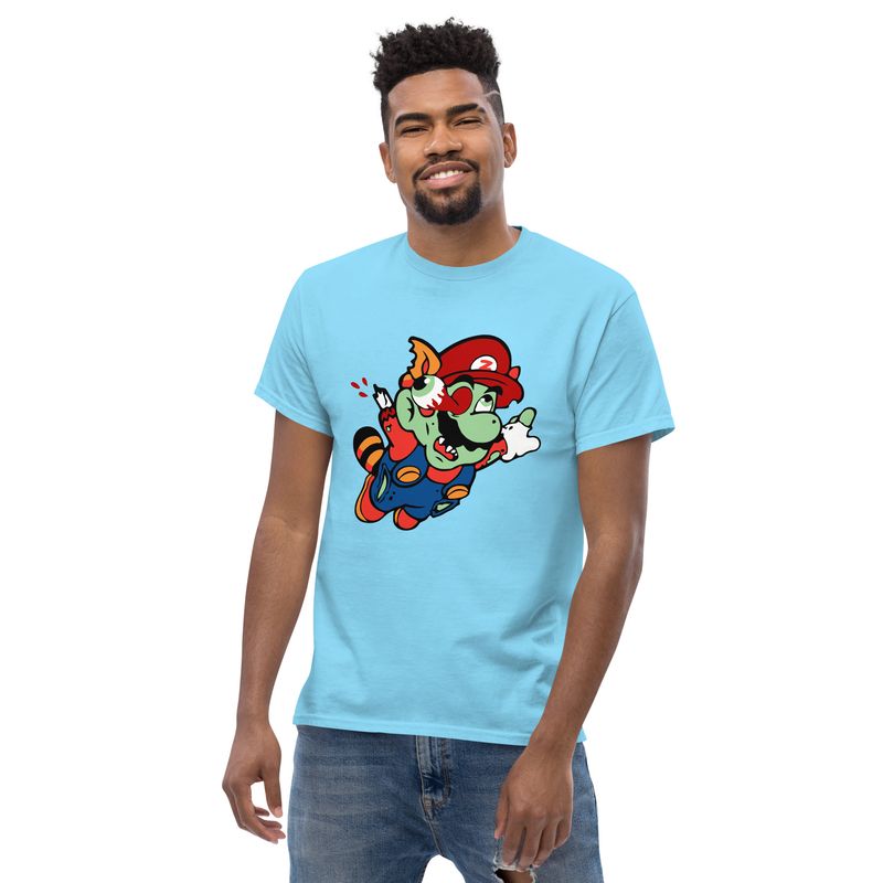 Super Mario flying Unisex classic tee shirt