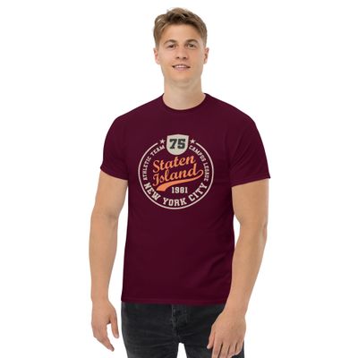 Staten island retro Unisex classic tee shirt