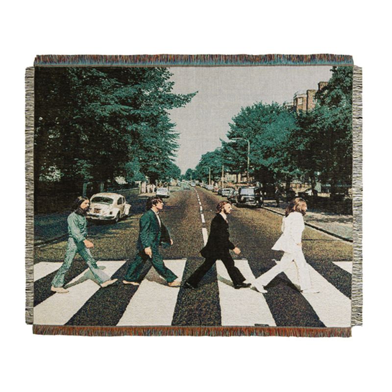 Beatles Crossing Road Tapestry – Decorative Sofa Blanket for Leisure