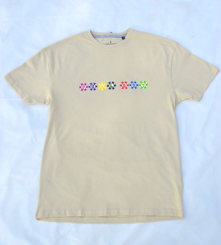CAMISETA BEIGE O BLANCA UNISEX