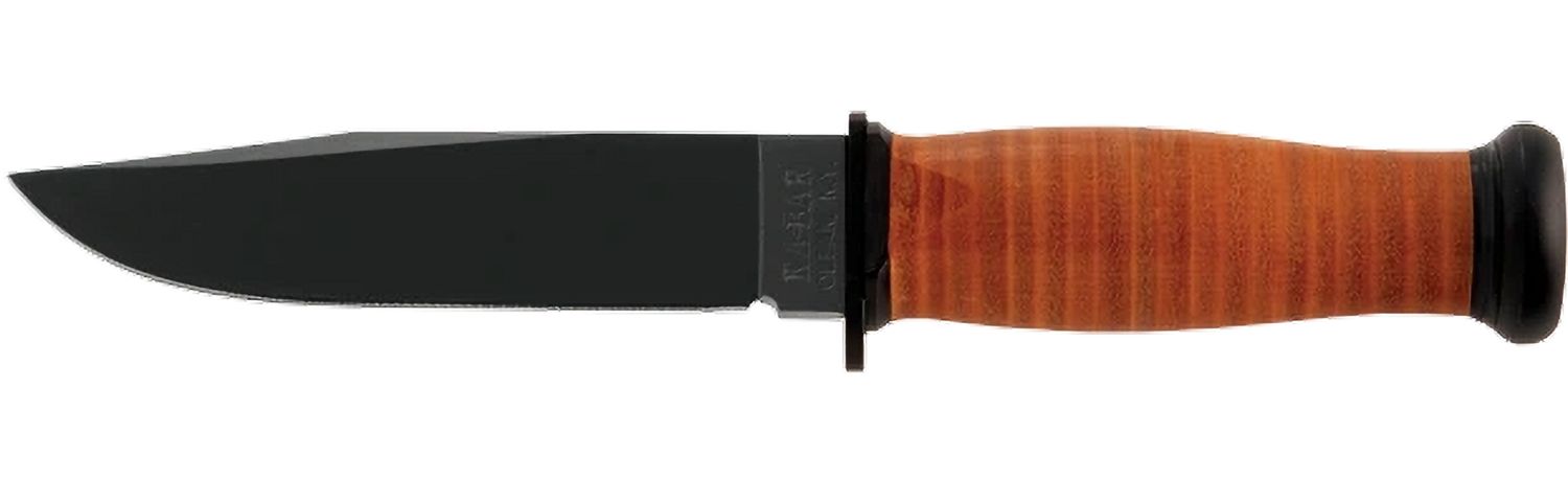 KA-BAR Mark I USN Leather Handle Knife